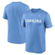 UNC Jordan Brand Legend Wordmark Tee